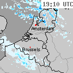 Radarbeelden van Nederland 20:40 UTC