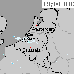 Radarbeelden van Nederland 20:30 UTC