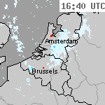 Radarbeelden van Nederland 18:10 UTC