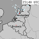 Radarbeelden van Nederland 01:10 UTC