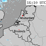 Radarbeelden van Nederland 17:40 UTC