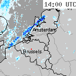 Radarbeelden van Nederland 15:30 UTC