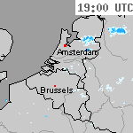 Radarbeelden van Nederland 20:30 UTC