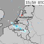 Radarbeelden van Nederland 17:20 UTC