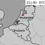 Radarbeelden van Nederland 17:10 UTC