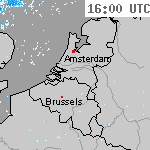 Radarbeelden van Nederland 17:30 UTC