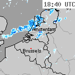 Radarbeelden van Nederland 20:10 UTC