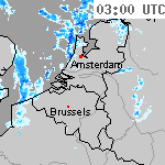 Radarbeelden van Nederland 04:25 UTC