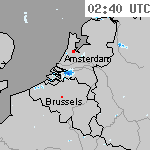 Radarbeelden van Nederland 04:05 UTC