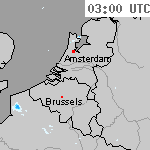 Radarbeelden van Nederland 04:30 UTC