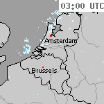 Radarbeelden van Nederland 04:30 UTC