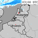 Radarbeelden van Nederland 04:30 UTC