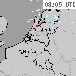Radarbeelden van Nederland 09:35 UTC