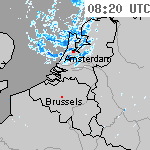 Radarbeelden van Nederland 09:50 UTC