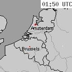Radarbeelden van Nederland 03:20 UTC