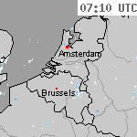 Radarbeelden van Nederland 08:40 UTC