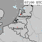 Radarbeelden van Nederland 08:30 UTC