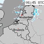 Radarbeelden van Nederland 08:15 UTC