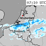 Radarbeelden van Nederland 08:40 UTC