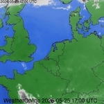 Satellietbeelden van Nederland