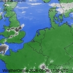Satellietbeelden van Nederland