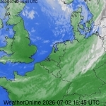 Satellietbeelden van Nederland