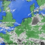 Satellietbeelden van Nederland