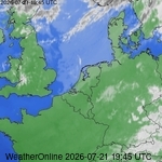 Satellietbeelden van Nederland