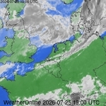 Satellietbeelden van Nederland
