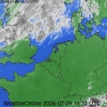 Satellietbeelden van Nederland