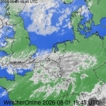 Satellietbeelden van Nederland