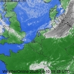 Satellietbeelden van Nederland