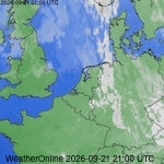 Satellietbeelden van Nederland