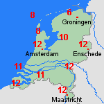 Verwachting za, 07-02 Nederland