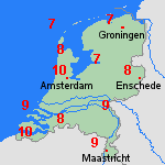 Verwachting do, 12-02 Nederland