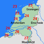 Verwachting za, 01-08 Nederland