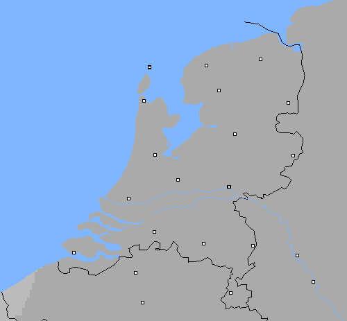 Bewolking Nederland