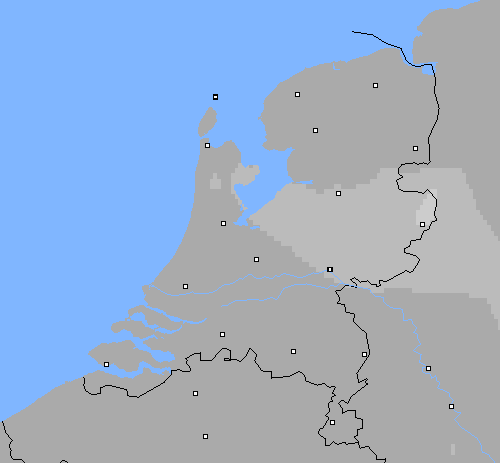Bewolking Nederland