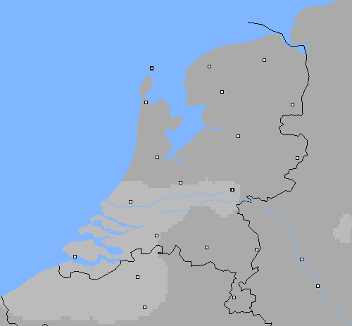 Bewolking Nederland