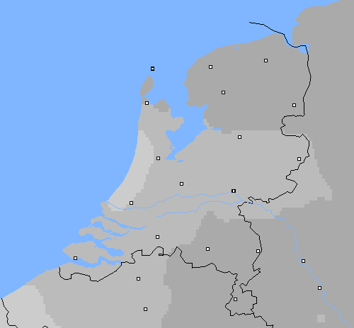 Bewolking Nederland