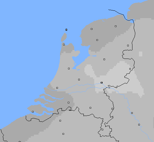 Bewolking Nederland