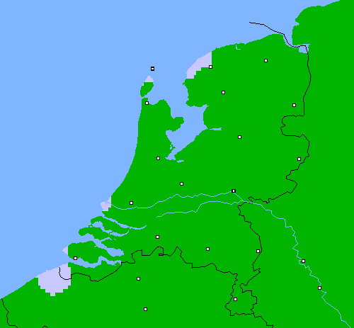 Neerslag (24 uur) Nederland