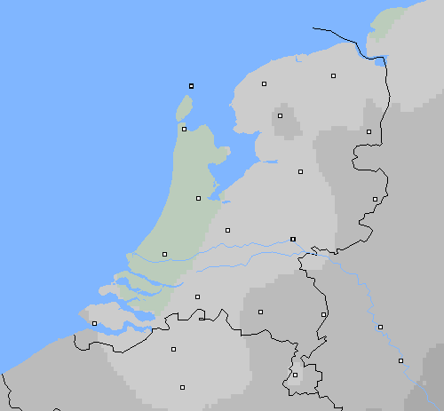 Bewolking Nederland
