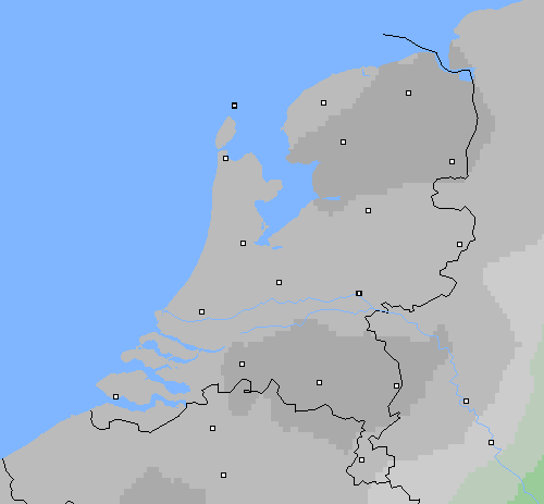 Bewolking Nederland