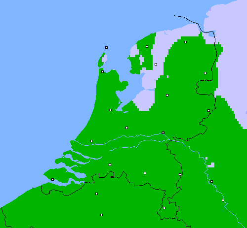 Neerslag (24 uur) Nederland