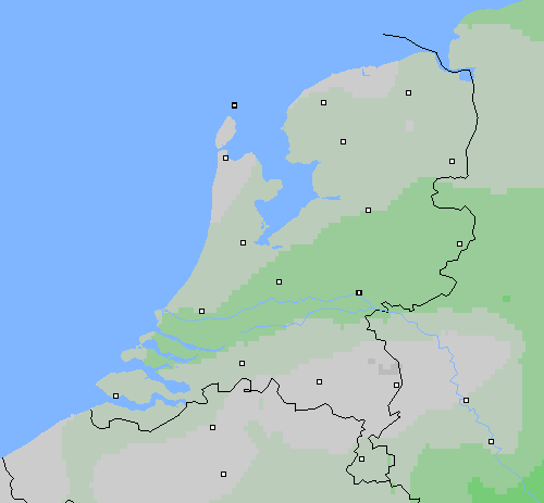 Bewolking Nederland