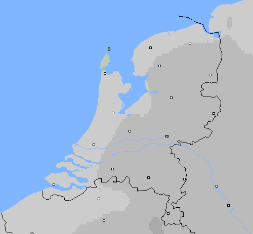 Bewolking Nederland