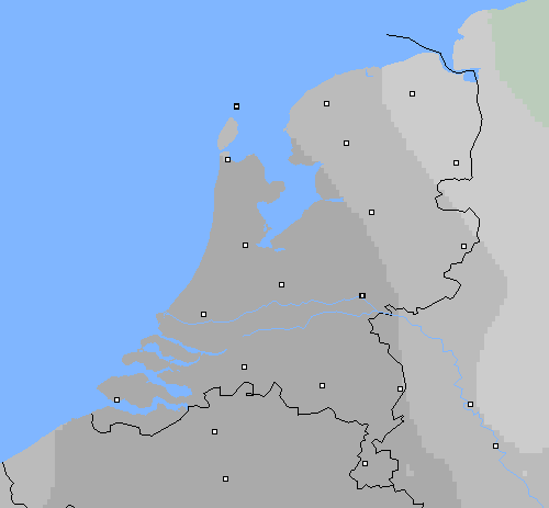 Bewolking Nederland