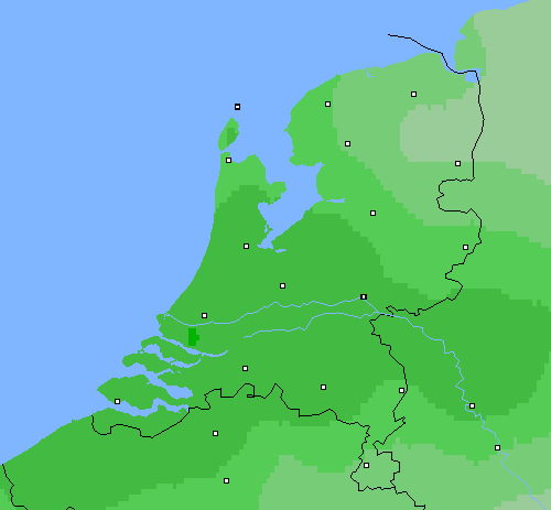 Bewolking Nederland