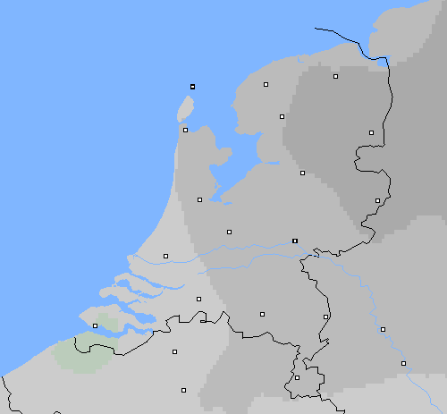 Bewolking Nederland